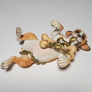 Country Artists "Boxer Laying with Bone" Retired Figurine No. 04314